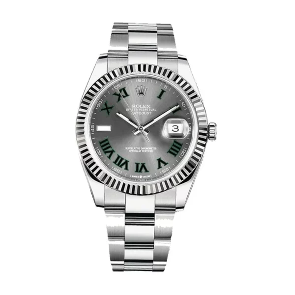 Rolex Datejust 41 126334 Wimbledon Grey Dial Super Clone Watch