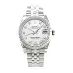 Rolex Datejust 31mm 178274 Steel White Gold Mother Pearl Diamond Dial Super Clone