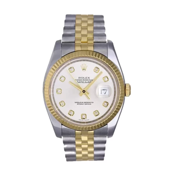 Rolex Datejust 36 16233 Steel Gold Super Clone Watch