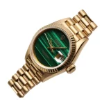 Rolex Datejust 69178 26mm Yellow Gold Malachite Dial Super Clone - Image 3