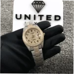 Rolex Datejust 41mm 116300 Super Clone Iced Out Arabic Dial - Image 3
