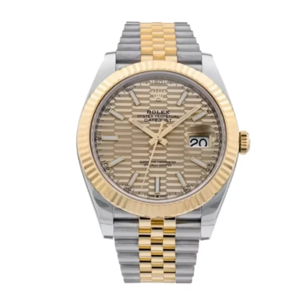 Rolex Datejust 126333 41mm Super Clone Watch Champagne Dial