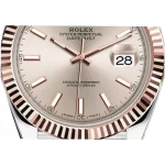 Rolex Datejust 41 126331 Sundust Rose Gold Replica Super Clone - Image 4