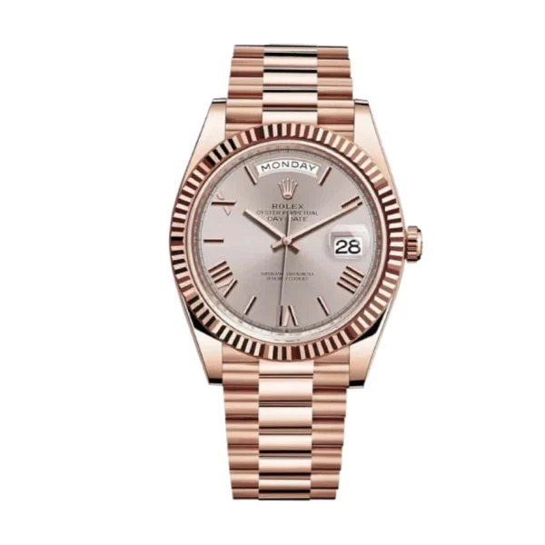 Rolex Day-Date 228235 40mm Rose Gold Super Clone Watch