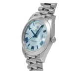 Rolex Day-Date 41mm 228206 Ice Blue Roman Super Clone Watch - Image 4