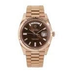 Rolex Day-Date 40 228235 Rose Gold Chocolate Dial Super Clone