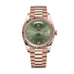 Rolex Day-Date 228235 40mm Rose Gold Green Dial Super Clone