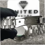 Rolex Day-Date II 218239 41mm Super Clone White Gold Diamond Replica - Image 5