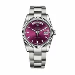 Rolex Day-Date 36 118239 Super Clone 904L Steel Purple Dial