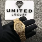 Rolex Day-Date 41mm 116622 Iced Out 1:1 Super Clone Watch - Image 3