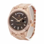Rolex Day-Date 40 228235 Rose Gold Chocolate Dial Super Clone - Image 3