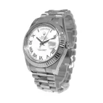 Rolex Day-Date II 218239 41mm Super Clone Stainless Steel Watch - Image 3