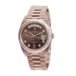 Rolex Day-Date 36 128235 Rose Gold Chocolate Dial Super Clone - Image 3