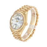 Rolex Day-Date 128238 36mm Yellow Gold MOP Super Clone Watch - Image 3