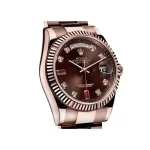 Rolex Day-Date 36 128235 Rose Gold Chocolate Dial Super Clone - Image 4