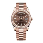 Rolex Day-Date 40 228345RBR Rose Gold Chocolate Dial Super Clone