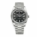 Rolex Day-Date 40 228239 Super Clone 904L Steel Black Dial