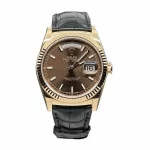 Rolex Day-Date 36mm 128238 Rose Gold Brown Dial Super Clone