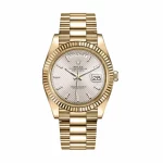 Rolex Day-Date 40 228238 Yellow Gold Silver Dial Super Clone Watch