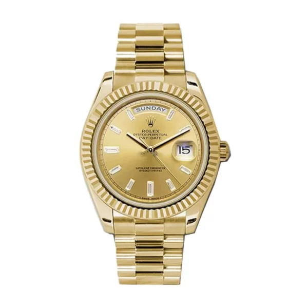 Rolex Day-Date 40 228238 Yellow Gold Champagne Dial Super Clone