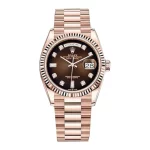 Rolex Day-Date 36 128235-0037 Brown Ombre Dial 1:1 Super Clone