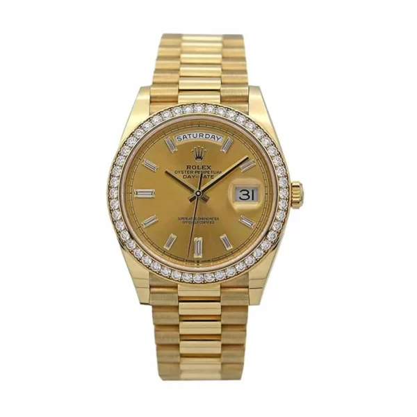Rolex Day-Date 228348RBR 40mm Super Clone Champagne Dial