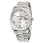 Rolex Day-Date II 218239 41mm Grey Roman Dial Super Clone Watch - Image 3