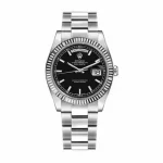 Rolex Day-Date 118239 36mm Super Clone Watch Black Dial