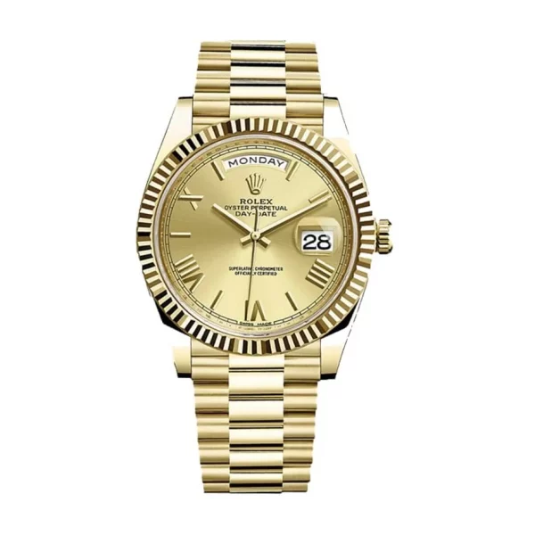 Rolex Day-Date 40mm 228238 Yellow Gold Champagne Dial Super Clone