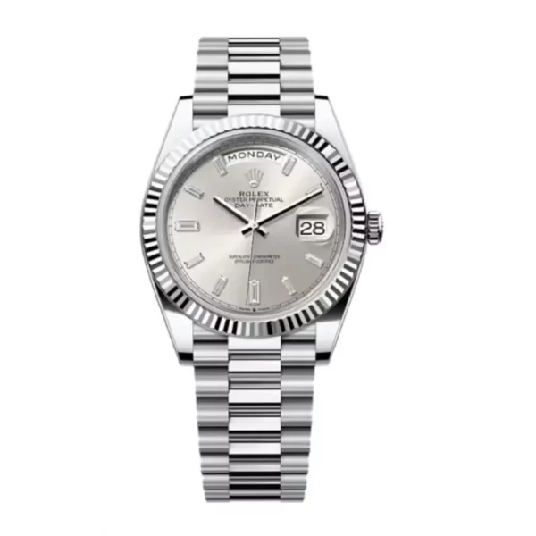 Rolex Day-Date 40 228236 Super Clone 904L Steel Black Dial