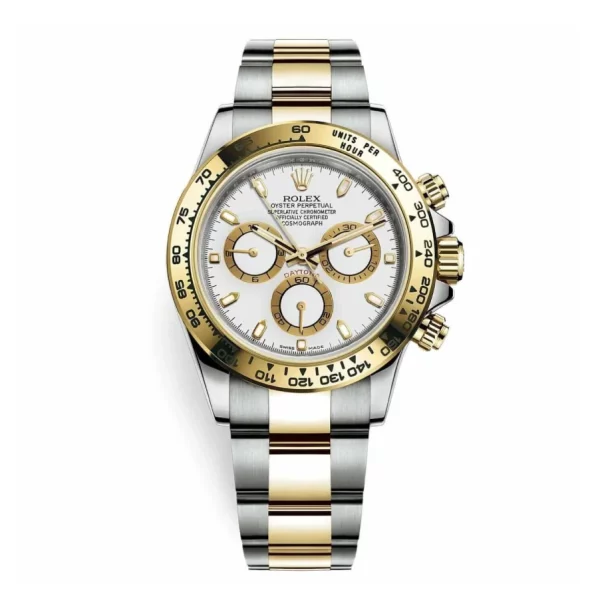 Rolex Daytona 4030 40mm Super Clone Gold Steel Automatic Watch