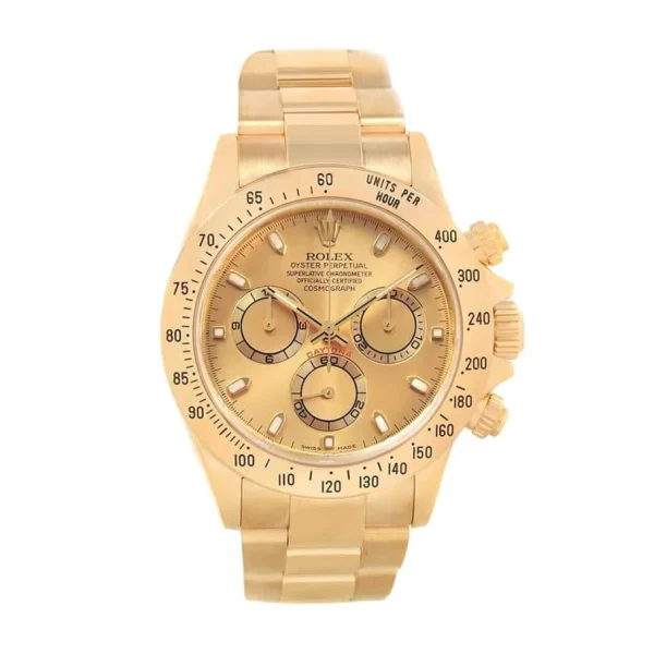 Rolex Daytona 116528 40mm Yellow Gold Super Clone Watch