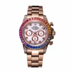 Rolex Daytona 116509 40mm White Gold Rainbow Replica Super Clone - Image 5