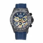 Rolex Daytona 40mm 7750 Super Clone Watch with Fish Dial