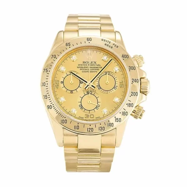 Rolex Daytona 116508 Super Clone 40mm Yellow Gold Champagne Dial
