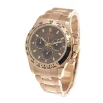 Rolex Daytona 116505 Rose Gold Brown Dial 40mm Super Clone Watch - Image 3