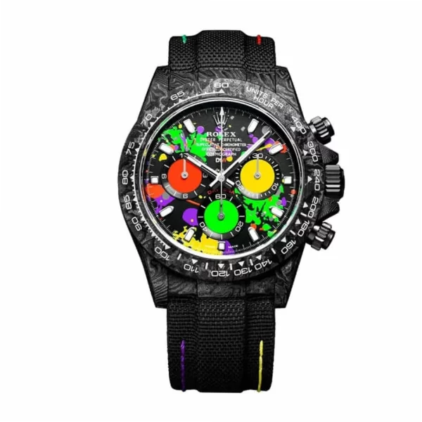 Rolex Daytona 40mm Carbon Swiss 4130 Super Clone Watch