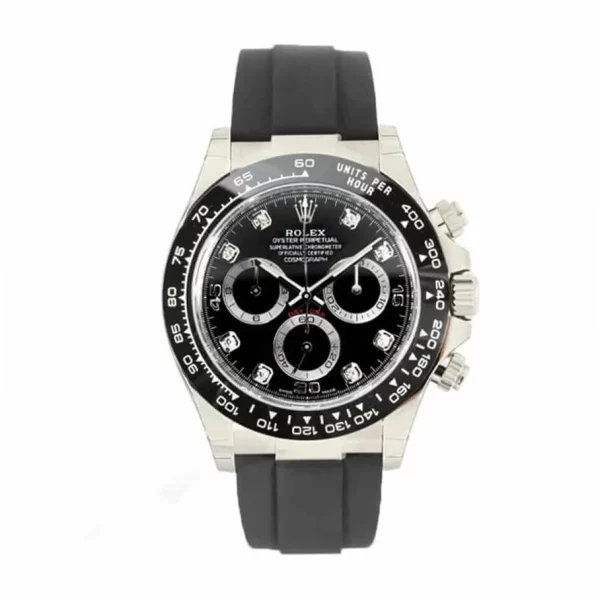 Rolex Daytona 116519LN 40mm Super Clone Watch with Diamond Dial