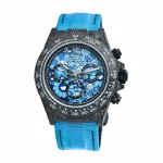 Rolex Daytona 40mm Blue Sun Flower Dial Super Clone Watch - Image 3