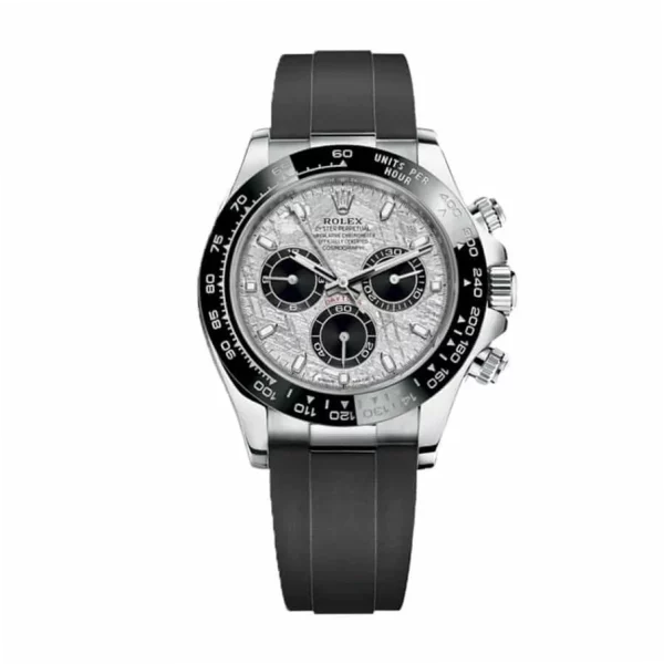 Rolex Daytona 40mm Meteorite Dial Black Bezel Super Clone Watch