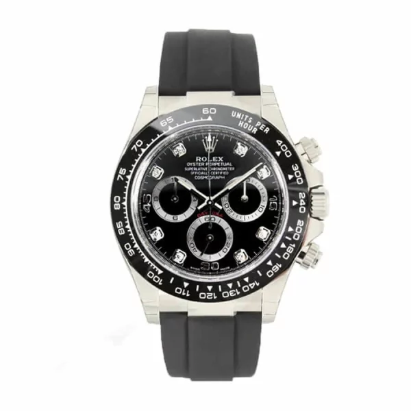 Rolex Daytona 116519LN 40mm Super Clone Watch with Diamonds