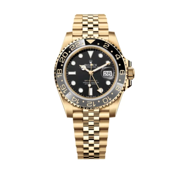Rolex GMT-Master II 126718 40mm Yellow Gold Black Ceramic Super Clone