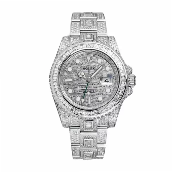 Rolex GMT-Master II 116710LN 41mm Iced Out 1:1 Super Clone Watch