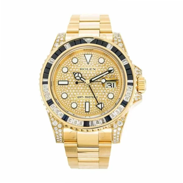Rolex GMT-Master 116758SA 40mm Yellow Gold Super Clone Watch