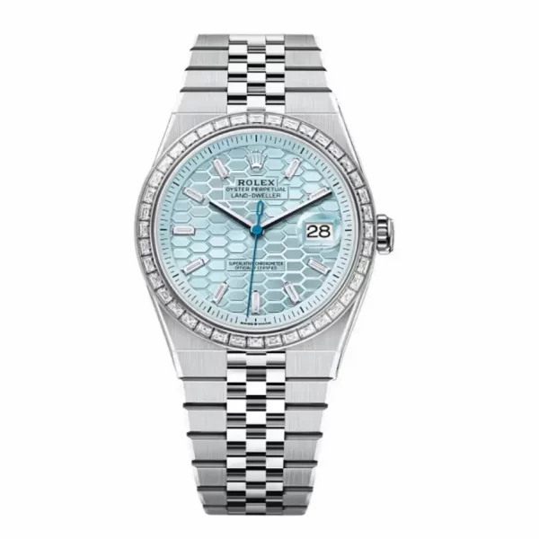 Rolex Datejust 41 127386 40mm Super Clone Blue Dial Watch