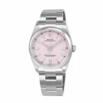 Rolex Milgauss 124300 36mm Pink Super Clone Swiss 3230 - Image 3