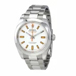 Rolex Milgauss 116400-0002 40mm White Dial Super Clone Watch - Image 3