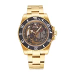 Rolex Submariner 114200 40mm Skeleton Dial Steel Gold Replica