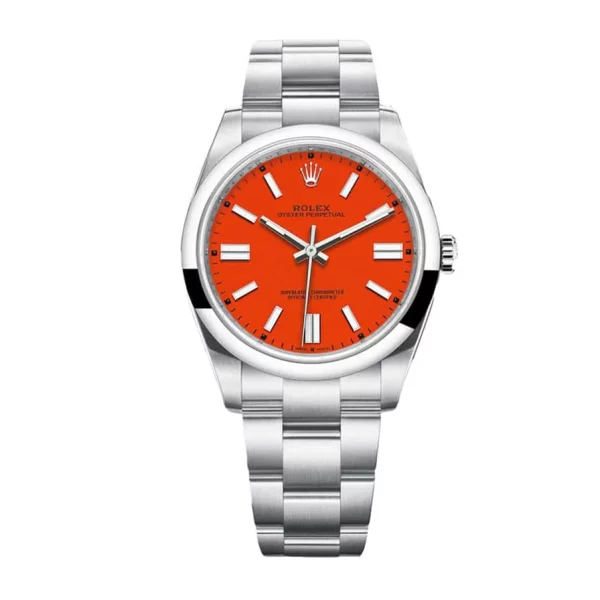 Rolex Oyster Perpetual 126000 36mm Red Dial Super Clone Watch