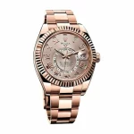 Rolex Sky-Dweller 326935 42mm Everose Gold Super Clone Watch - Image 3